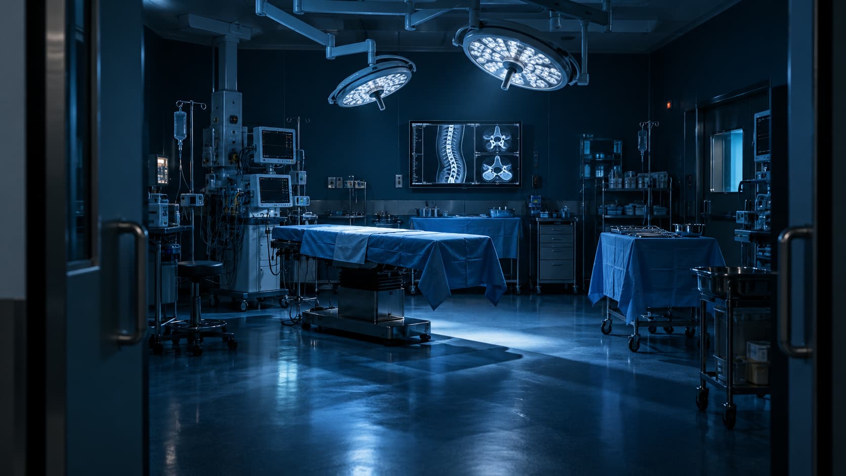 Quirófano preparado para cirugía de neurocirugía, servicios neurológicos en Toluca